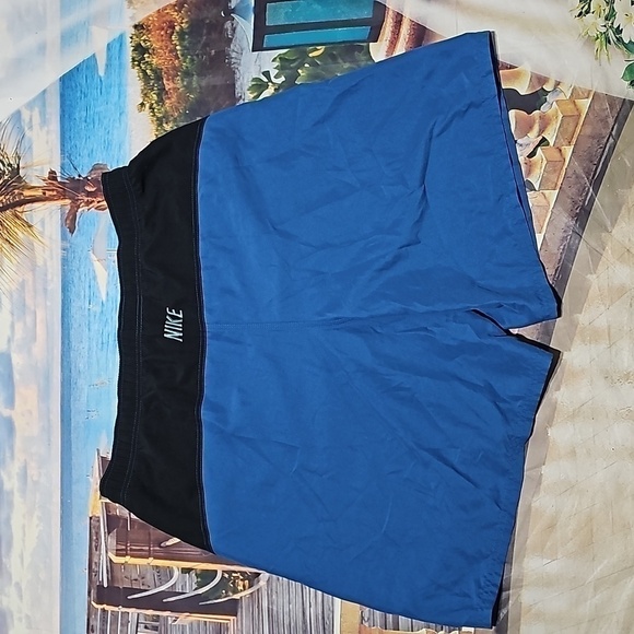 Nike Swim Trunks Blue Black XXL - Picture 2 of 4